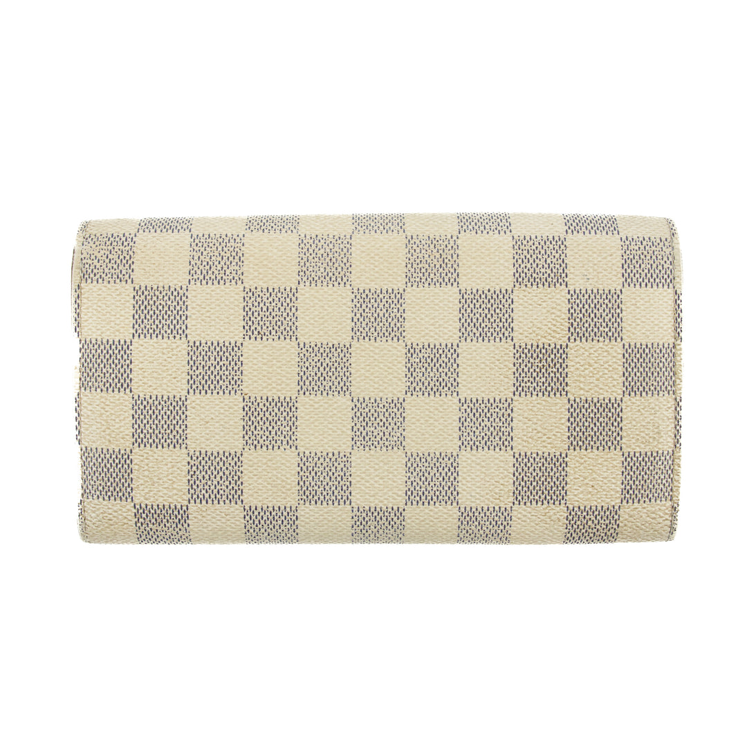 Louis Vuitton Damier Azur Portefeuille Sarah Wallet #3132