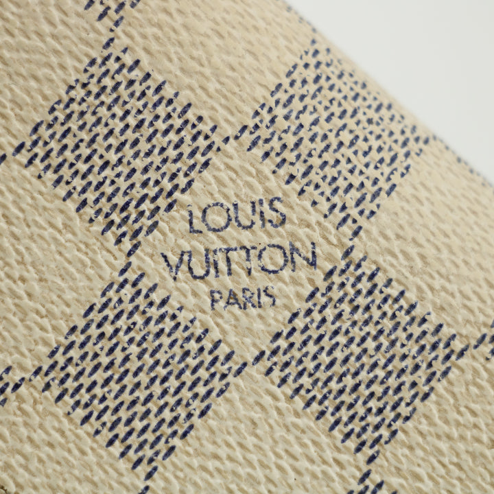 Louis Vuitton Damier Azur Portefeuille Sarah Wallet #3132