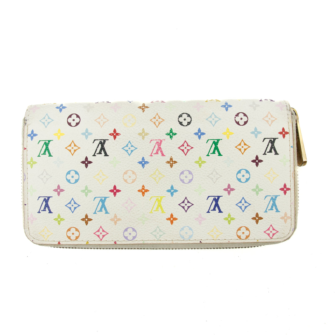 Louis Vuitton Multicolor Murakami Zippy Wallet  #3144