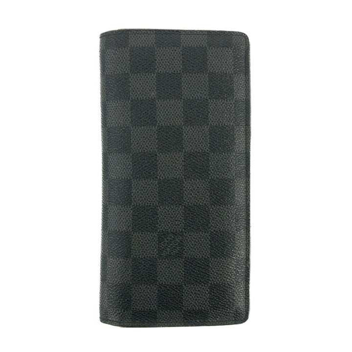 Louis Vuitton Damier Graphite Brazza Long Wallet  #3145