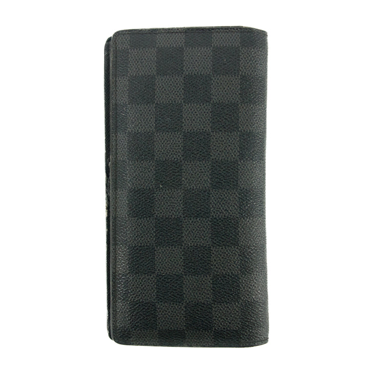 Louis Vuitton Damier Graphite Brazza Long Wallet  #3145