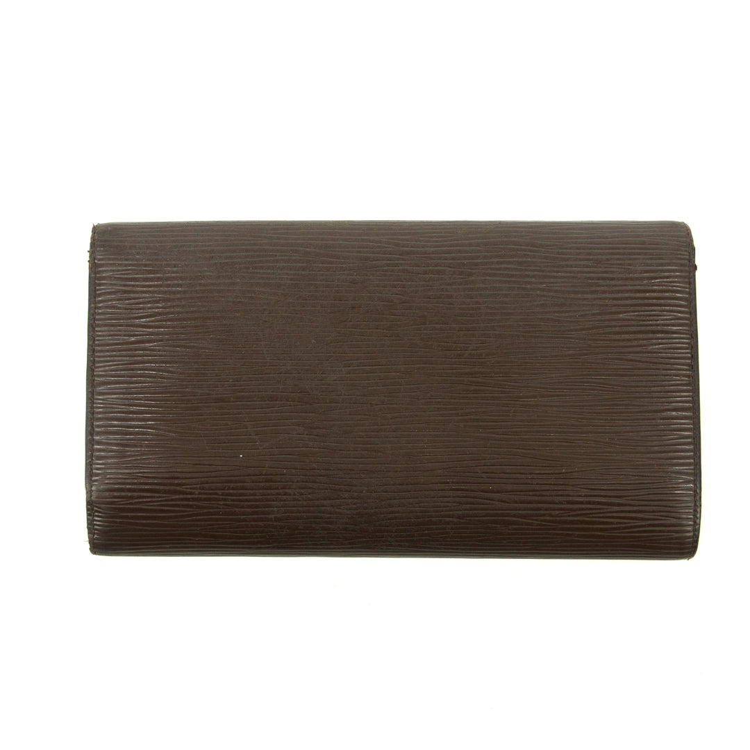 Louis Vuitton Brown Epi International Long Wallet  #3151