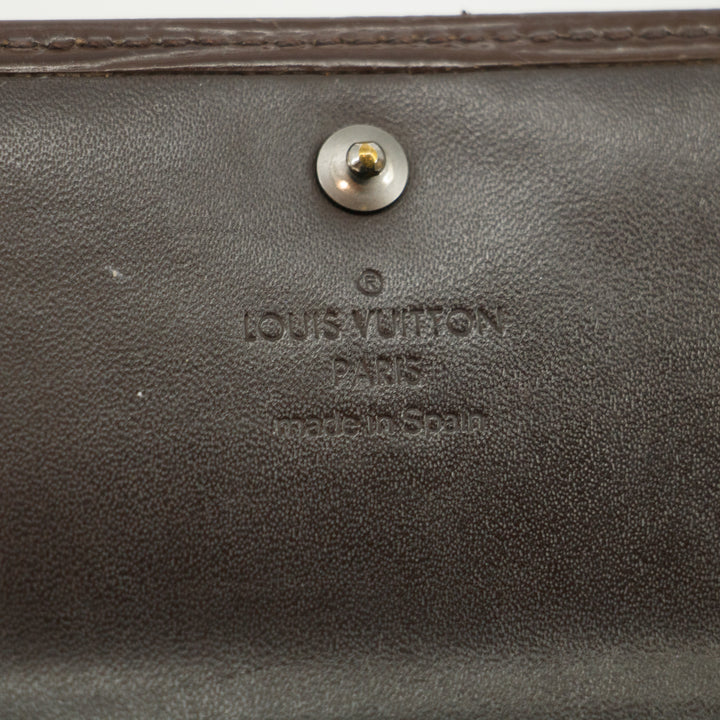 Louis Vuitton Brown Epi International Long Wallet  #3151