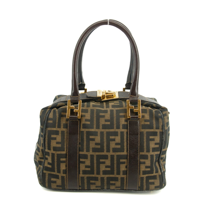 Fendi Zucca Canvas FF Brown Tote Bag #3181