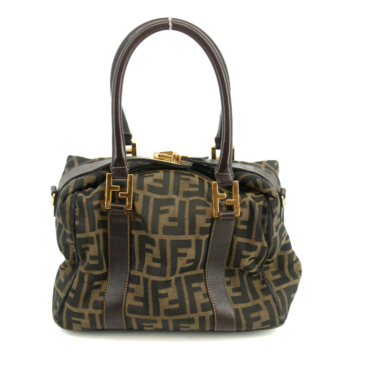 Fendi Zucca Canvas FF Brown Tote Bag #3181