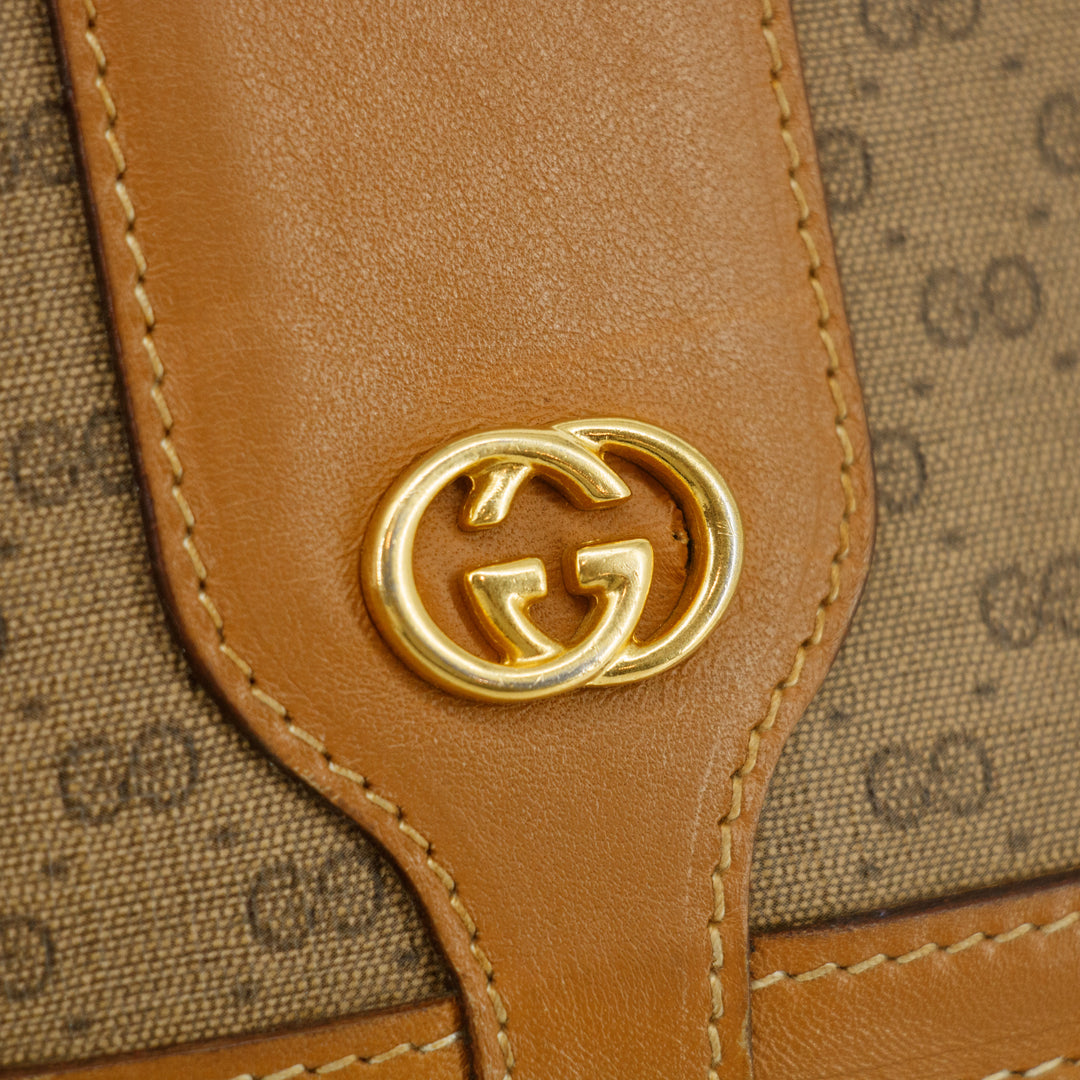 Gucci Micro GG Coated Supreme Shoulder Bag Brown  #3195