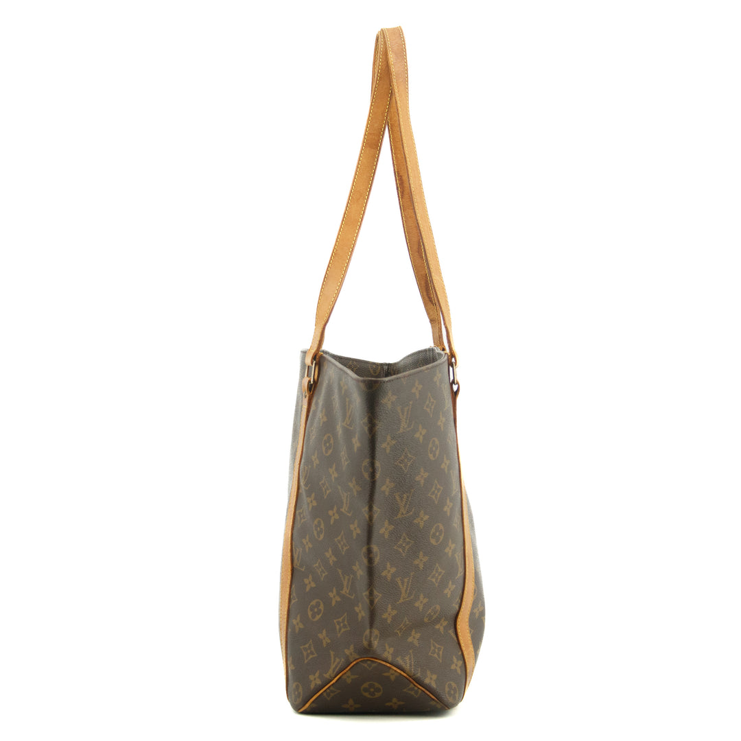 Louis Vuitton Monogram Canvas Sac Shopping Tote Bag Brown #3205