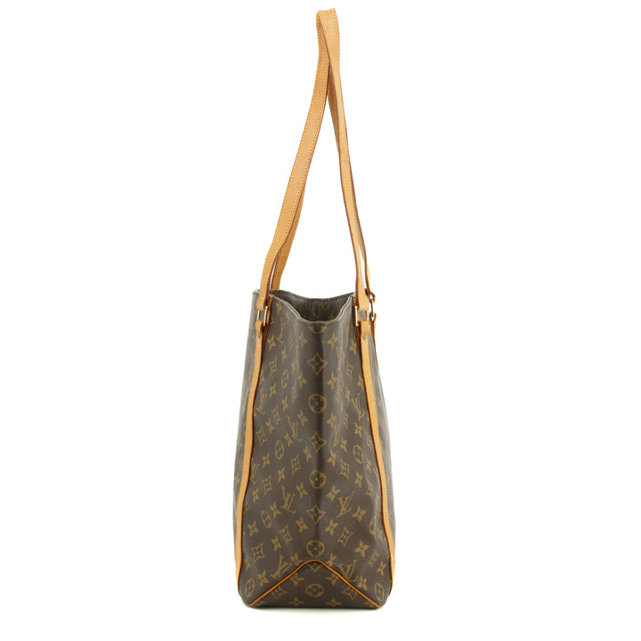 Louis Vuitton Monogram Canvas Sac Shopping Tote Bag Brown #3208