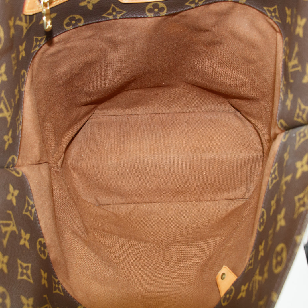 Louis Vuitton Monogram Canvas Sac Shopping Tote Bag Brown #3208