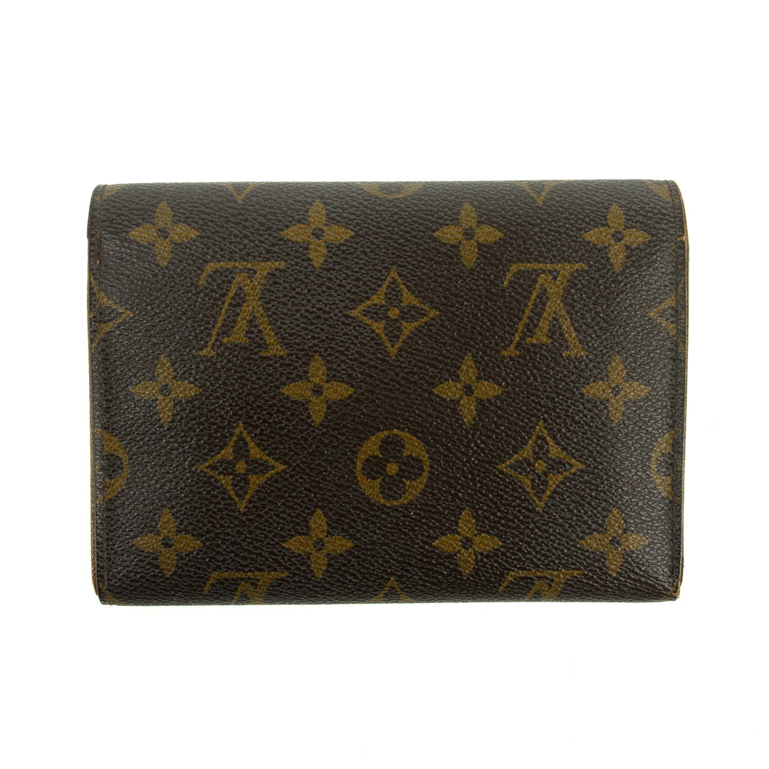 Louis Vuitton Monogram Canvas Brown Trifold Wallet #3209