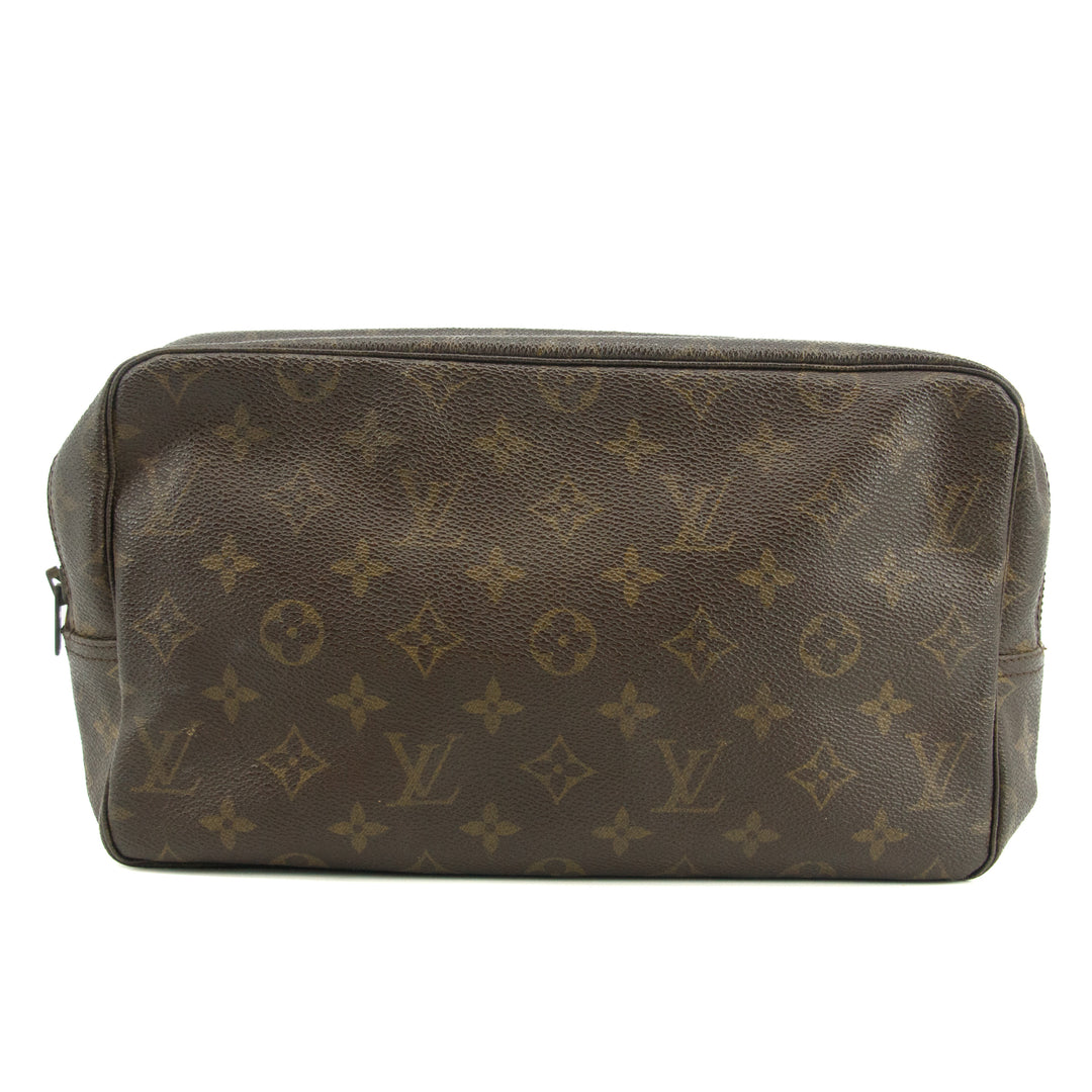 Louis Vuitton Monogram Canvas Trousse Toilette 28 Brown #3245