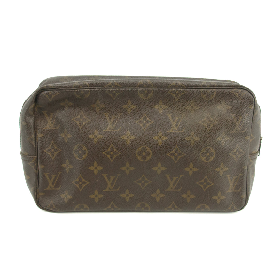 Louis Vuitton Monogram Canvas Trousse Toilette 28 Brown #3245