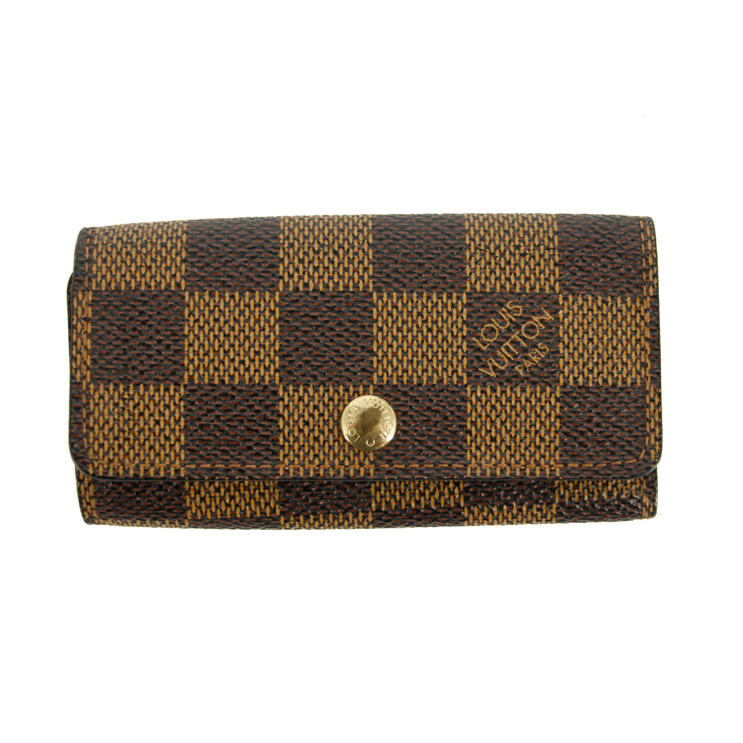 Louis Vuitton Damier Ebene Key Holder Brown #3259