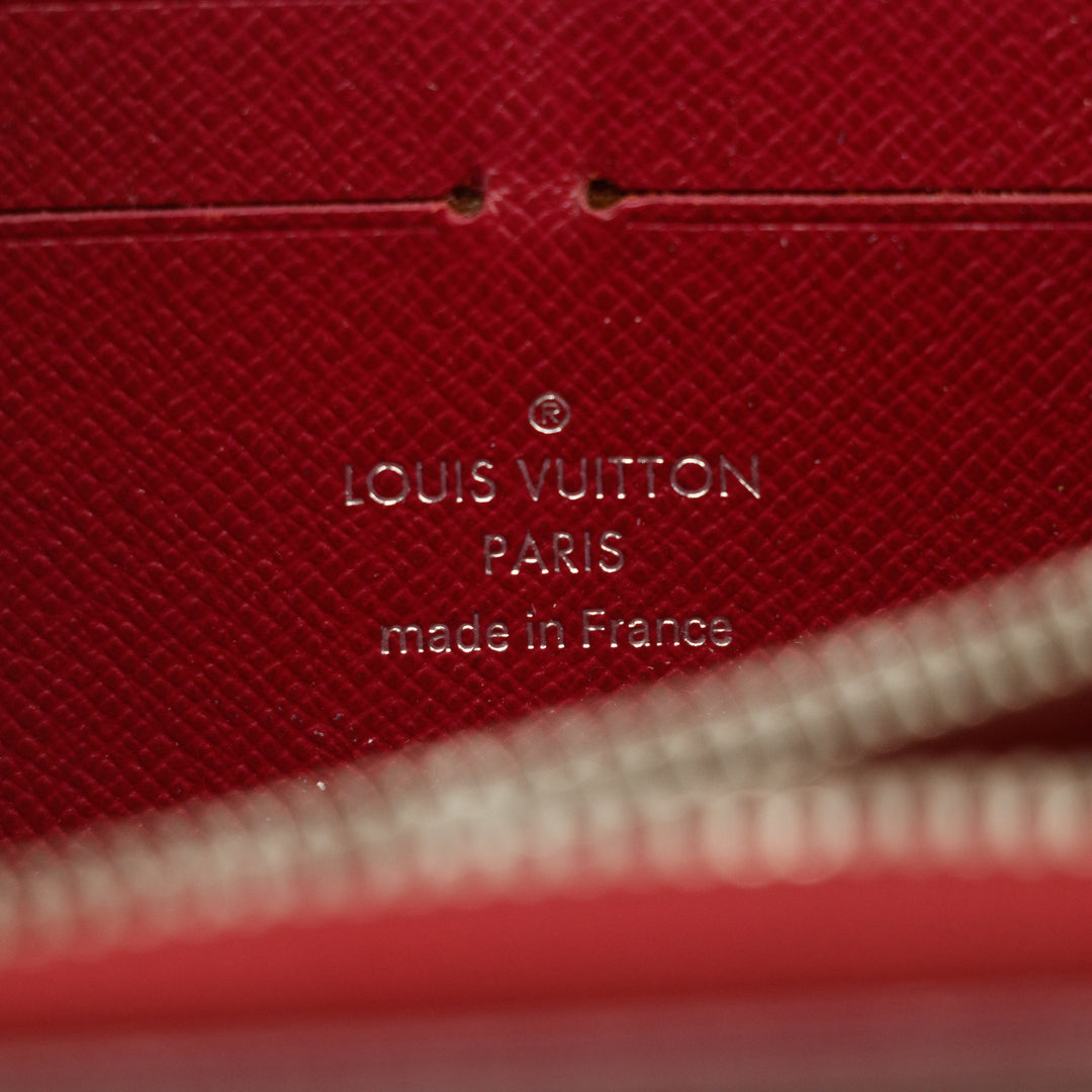 Louis Vuitton Red Epi Leather Zippy Wallet #3288