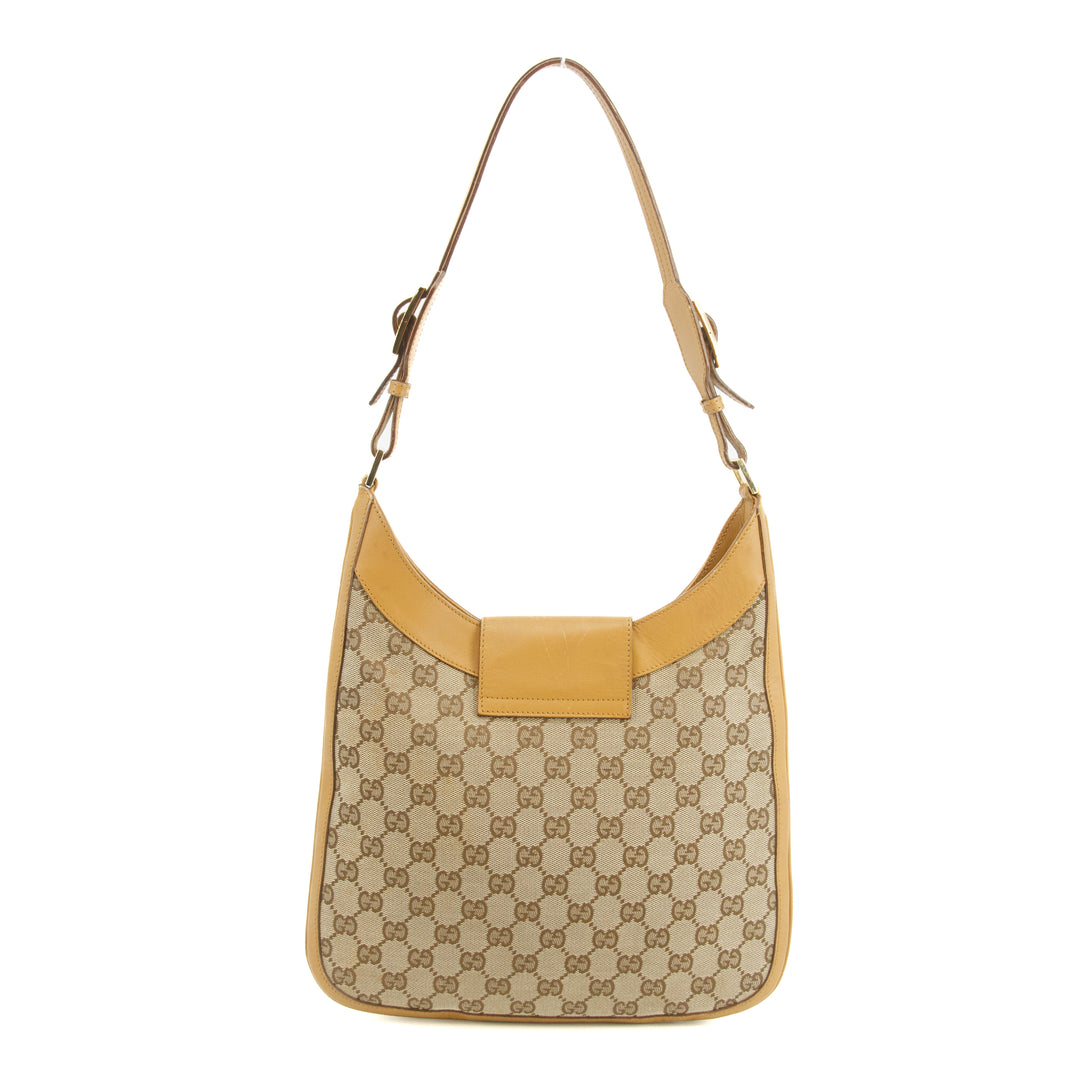 Gucci GG Canvas Beige One Handle Shoulder Bag  #3306