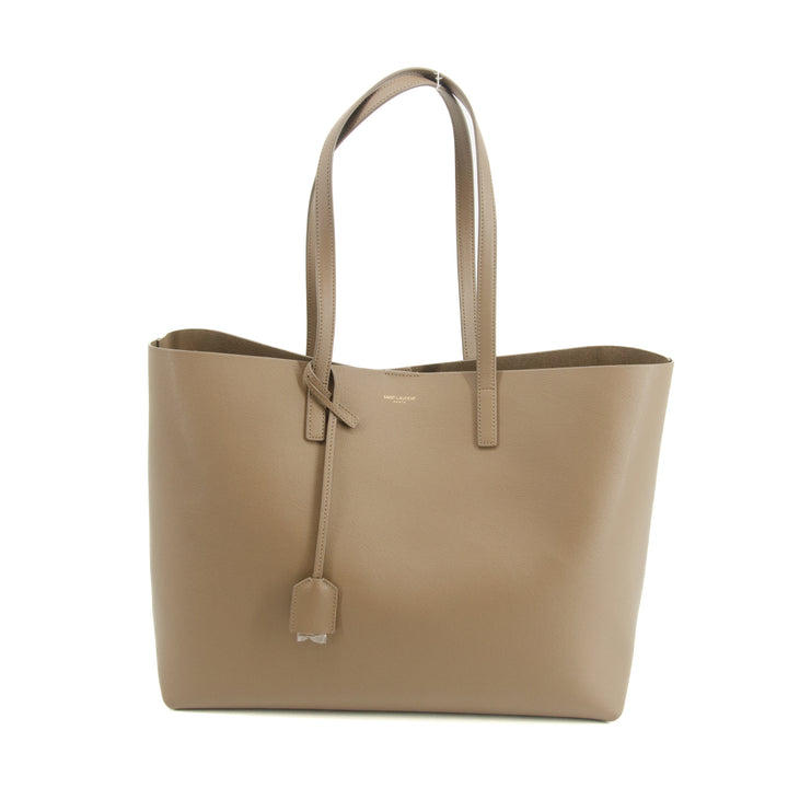 Saint Laurent Shopping Tote Bag in Calfskin Tan Leather #3320