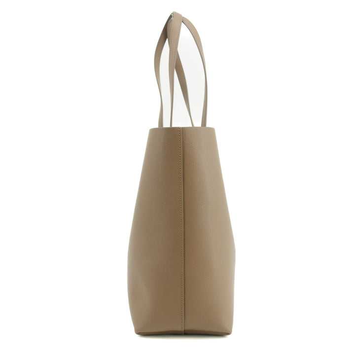 Saint Laurent Shopping Tote Bag in Calfskin Tan Leather #3320