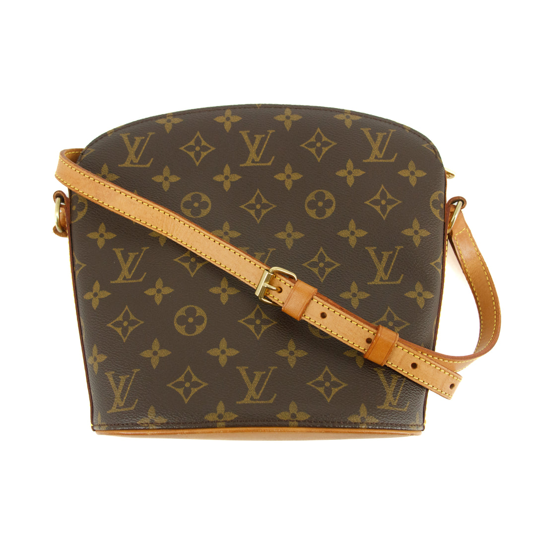 Louis Vuitton Monogram Canvas Brown Drouot Crossbody Bag  #3321