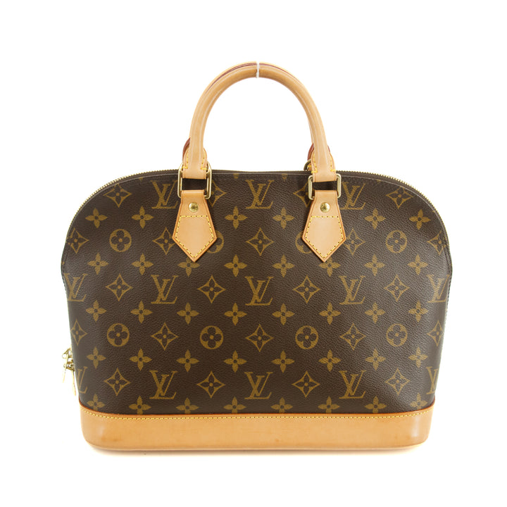 Louis Vuitton Monogram Canvas Alma PM Brown Tote Bag  #3332