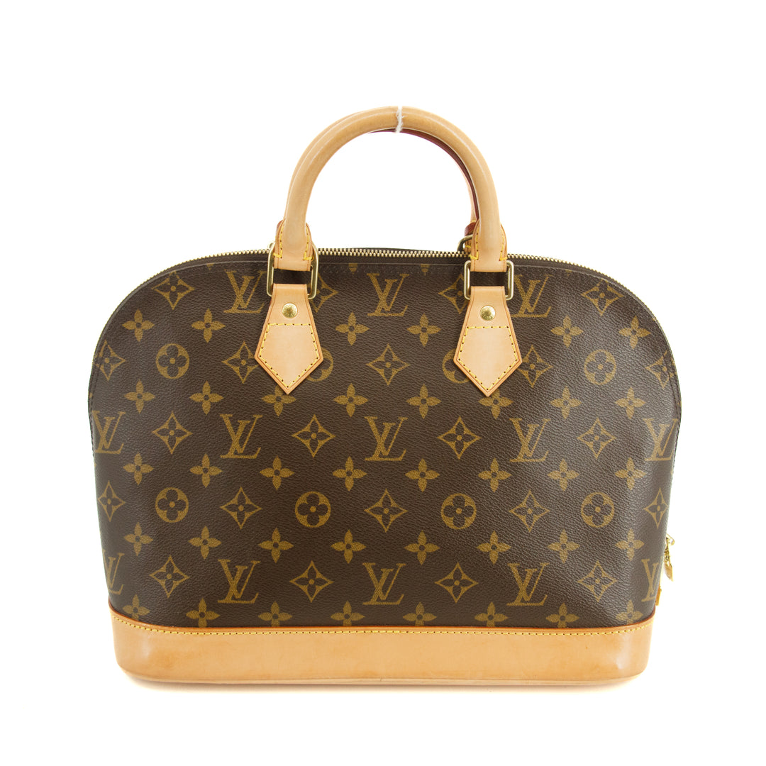 Louis Vuitton Monogram Canvas Alma PM Brown Tote Bag  #3332