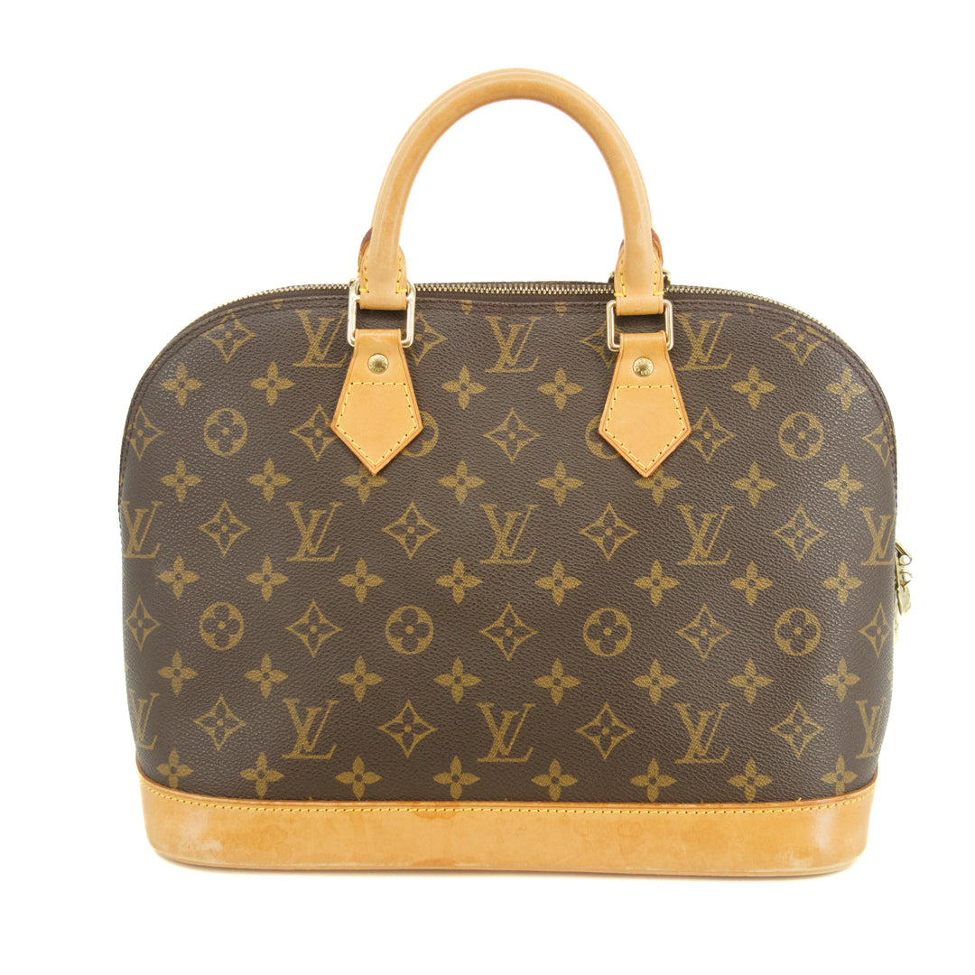 Louis Vuitton Monogram Canvas Alma PM Brown Tote Bag  #3334