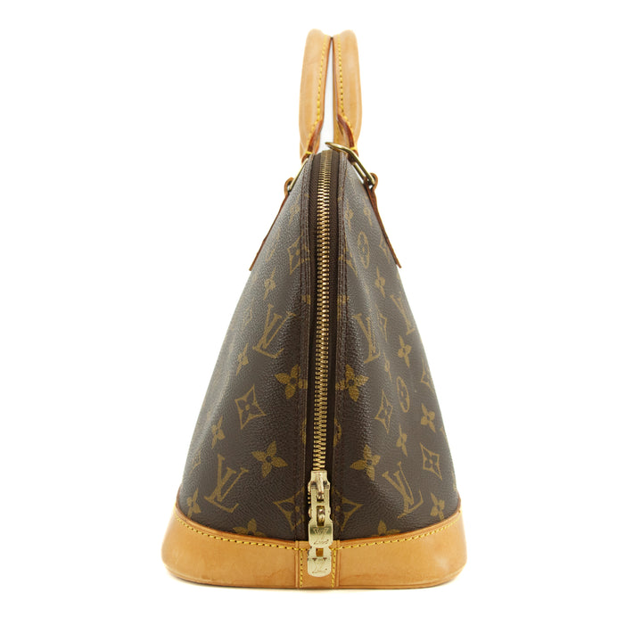 Louis Vuitton Monogram Canvas Alma PM Brown Tote Bag  #3334