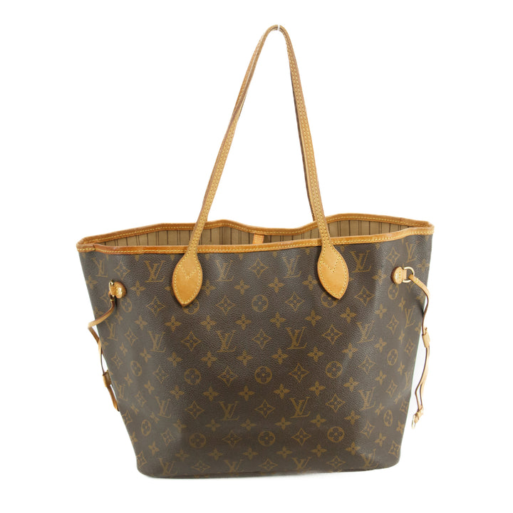 Louis Vuitton Monogram Canvas Brown Neverfull MM Shoulder Bag #3337