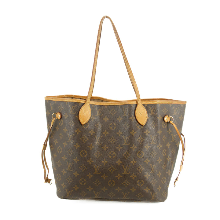 Louis Vuitton Monogram Canvas Brown Neverfull MM Shoulder Bag #3337