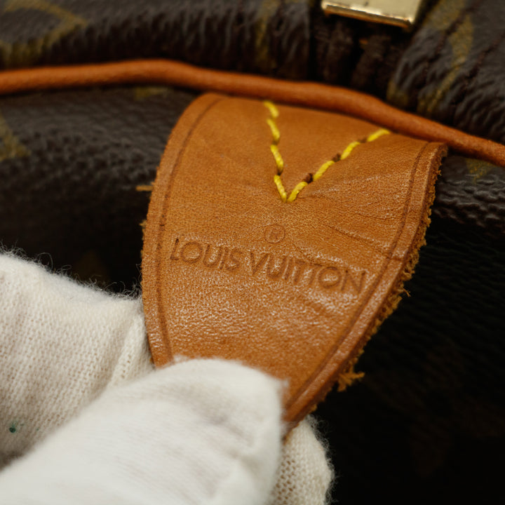 Louis Vuitton Monogram Keepall 55 Boston Bag Brown #3374