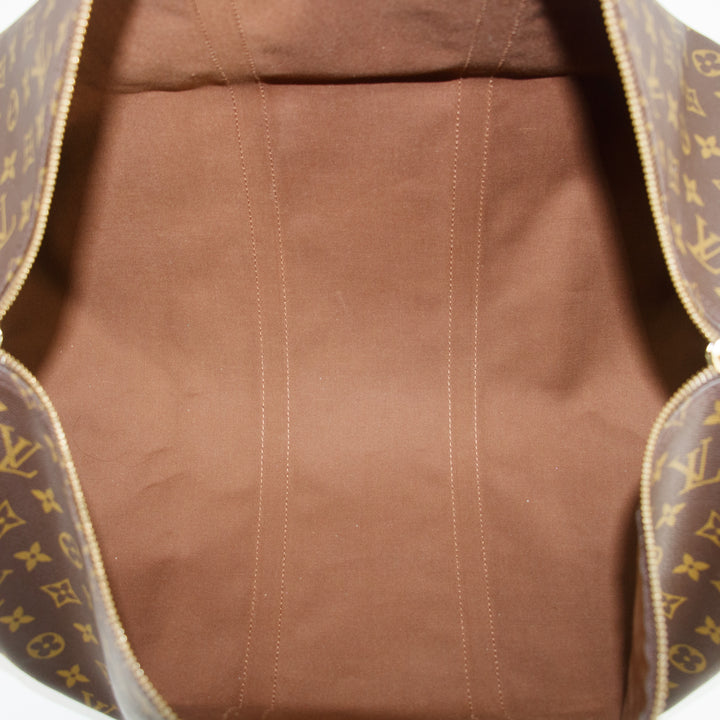 Louis Vuitton Monogram Keepall 55 Boston Bag Brown #3375