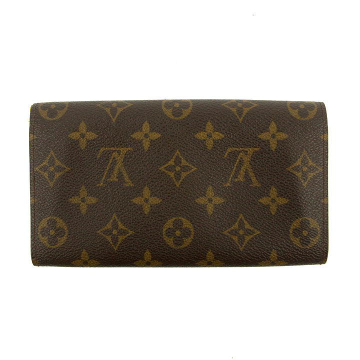 Louis Vuitton Monogram Canvas Sarah Wallet Brown #3378