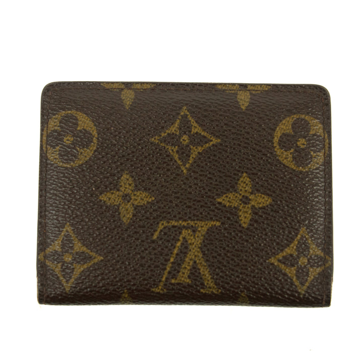 Louis Vuitton Monogram Canvas Brown Card Case #3379