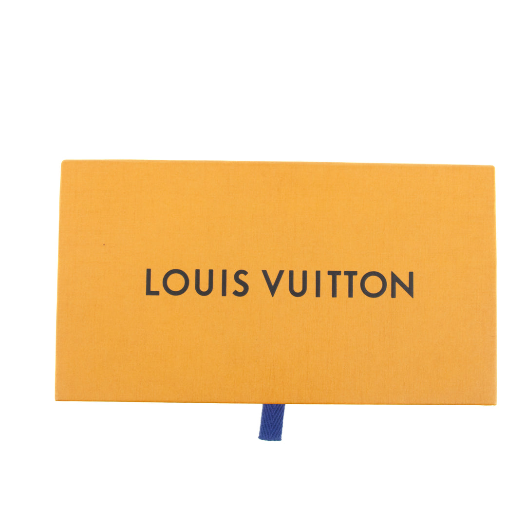 Louis Vuitton Shadow Leather Black Long Zippy Wallet #3382