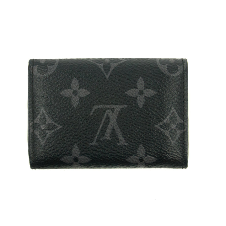 Louis Vuitton Discovery Eclipse Monogram Black Compact Wallet  #3383