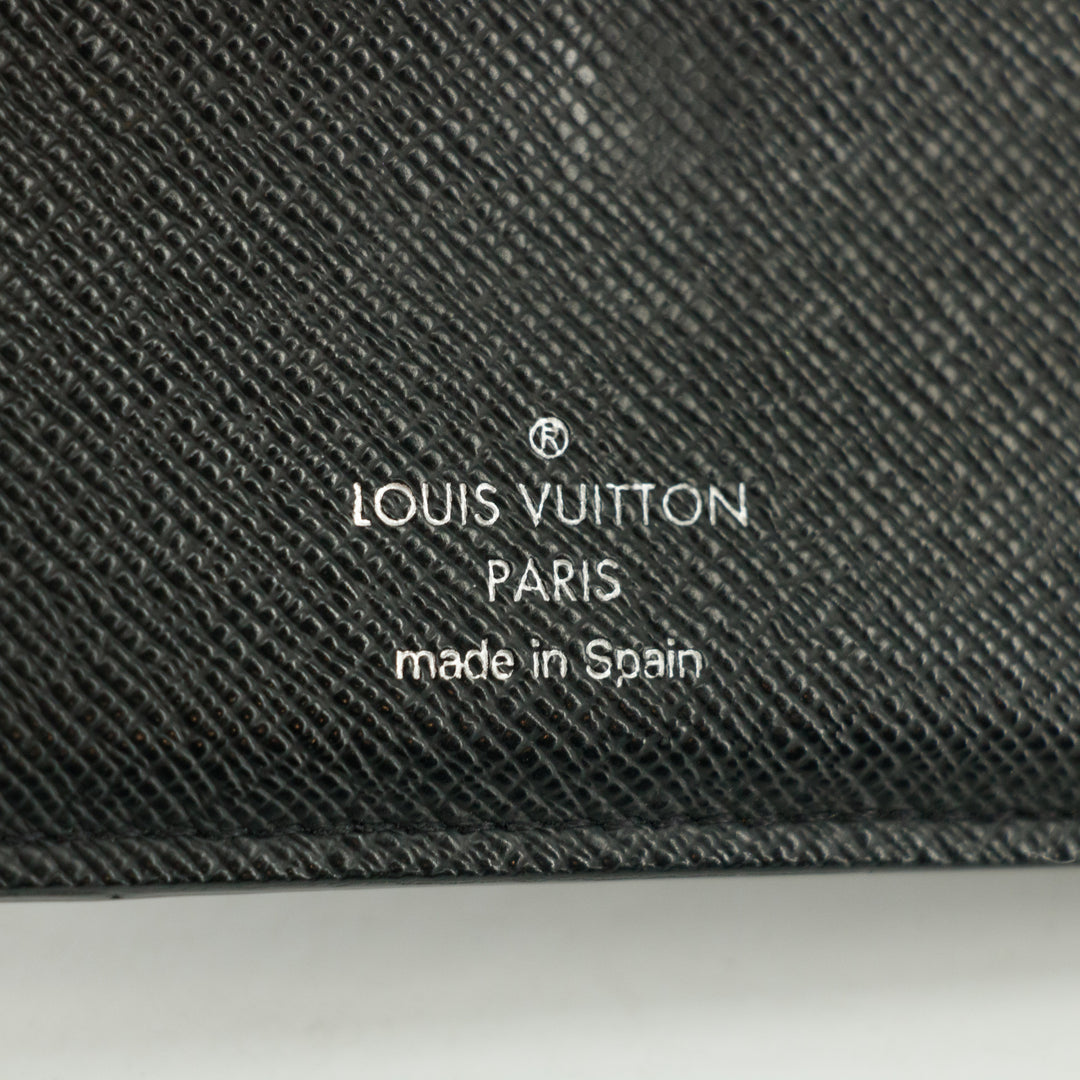 Louis Vuitton Eclipse Canvas Black Mens Bifold Wallet #3388