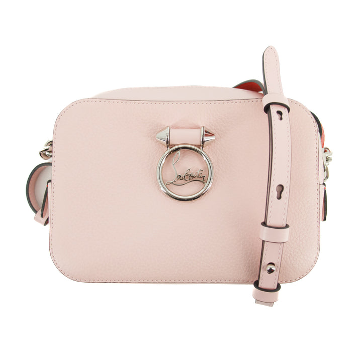 Christian Loubitin Rubylou Mini Shoulder Bag Pink Leather  #3392