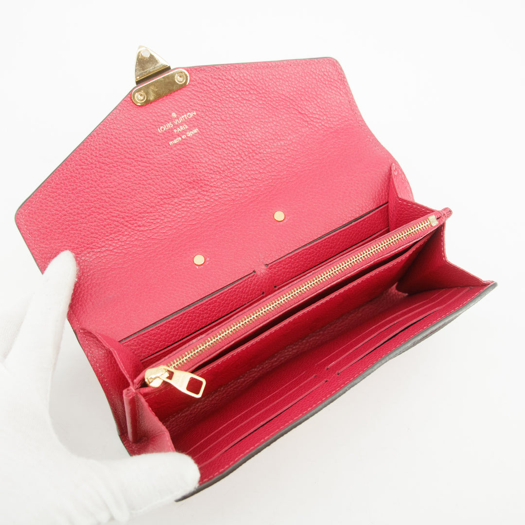 Louis Vuitton Grenade Empriente Leather Metis Long Wallet #3402