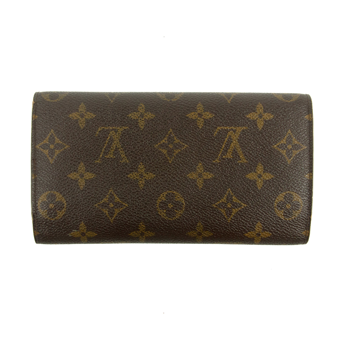 Louis Vuitton Monogram Canvas Brown International Long Wallet #3403