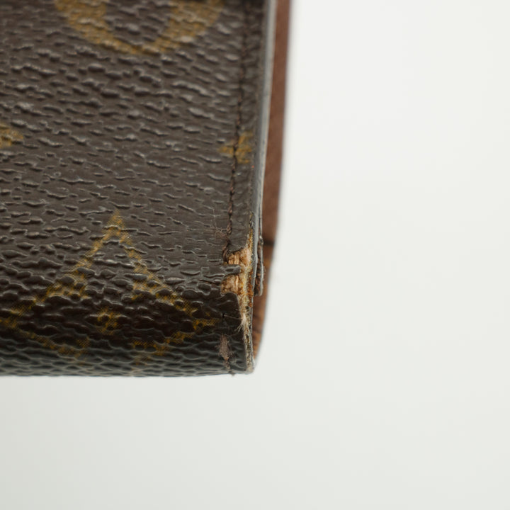 Louis Vuitton Monogram Canvas Brown International Long Wallet #3403