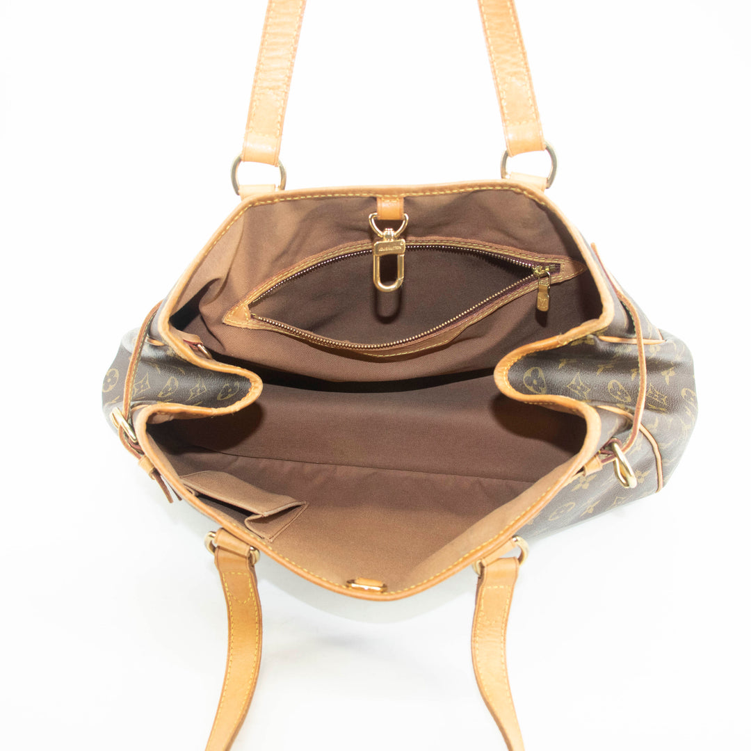 Louis Vuitton Monogram Canvas Brown Batignolles Horizontal Shoulder Bag #3420