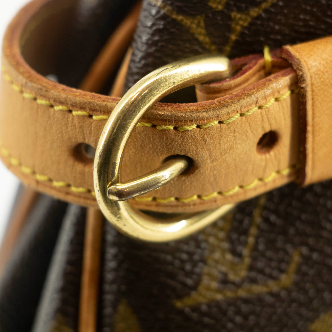 Louis Vuitton Monogram Canvas Brown Batignolles Horizontal Shoulder Bag #3420