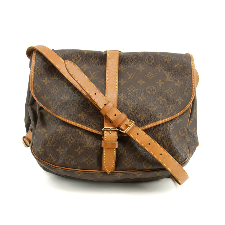 Louis Vuitton Monogram Canvas Sammur MM Shoulder Bag Brown  #3421