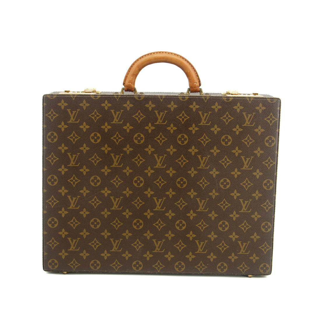 Louis Vuitton Monogram Canvas Vintage Crusher Breifcase Bag  #3430