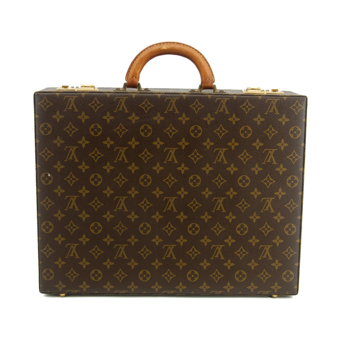 Louis Vuitton Monogram Canvas Vintage Crusher Breifcase Bag  #3430