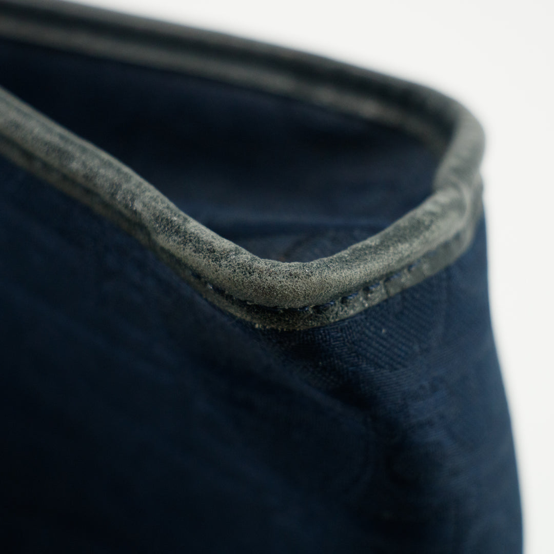 Christian Dior Vintage Trotter Blue Canvas Pouch #3439
