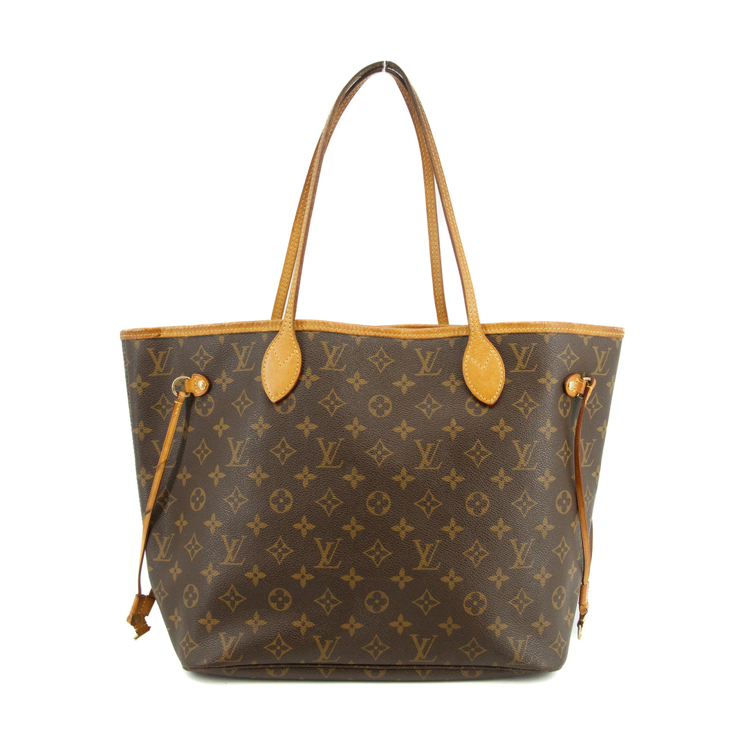 Louis Vuitton Monogram Canvas Brown Neverfull MM Shoulder Bag  #3440