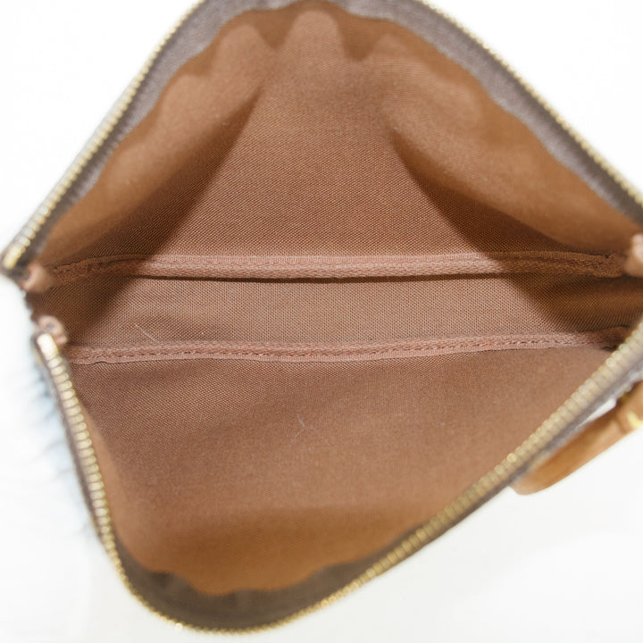 Louis Vuitton Monogram Canvas Brown Pochette Accessories Shoulder Bag  #3462