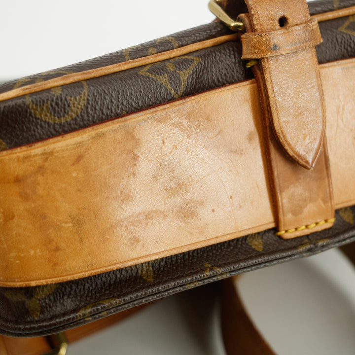 Louis Vuitton Monogram Canvas Brown Cartouchiere MM Shoulder Bag #3464