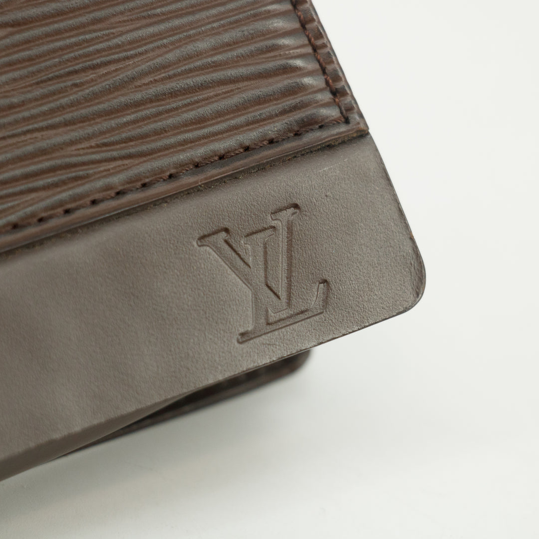 Louis Vuitton Brown Epi Leather Moka Honfleaur Shoulder Bag #3469