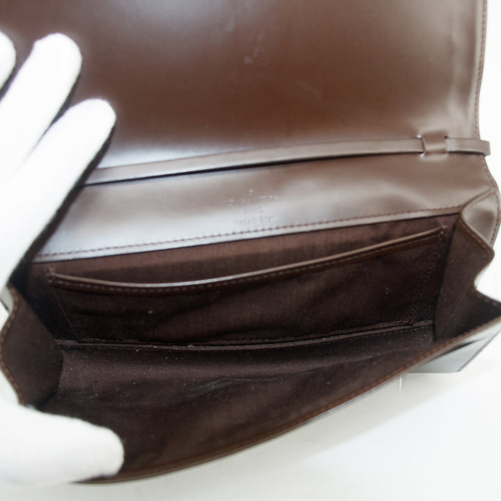 Louis Vuitton Brown Epi Leather Moka Honfleaur Shoulder Bag #3469